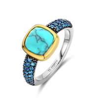 Anello Ti Sento Milano Donna Statement in Argento Turchese 12331TQ-54 - 12331TQ-54